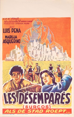 Lot 205 - Six original Belgian film posters / lobby...