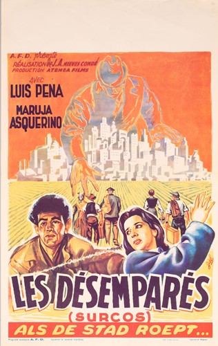 Lot 205 - Six original Belgian film posters / lobby...