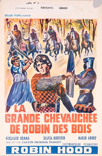 Lot 231 - Eight Belgian film posters, comprising three...