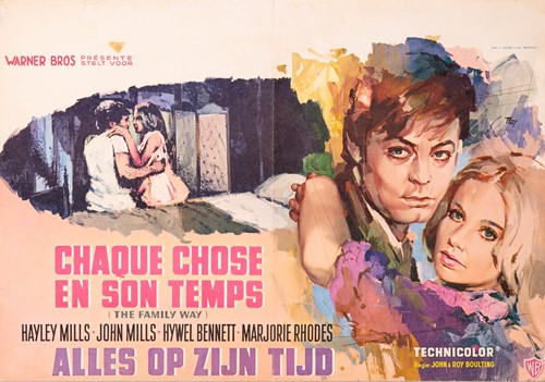 Lot 195 - Seven Belgian film posters / lobby cards,...