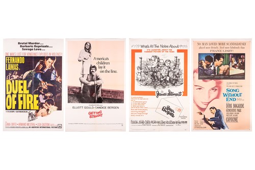 Lot 218 - Four original quad film posters, comprising...