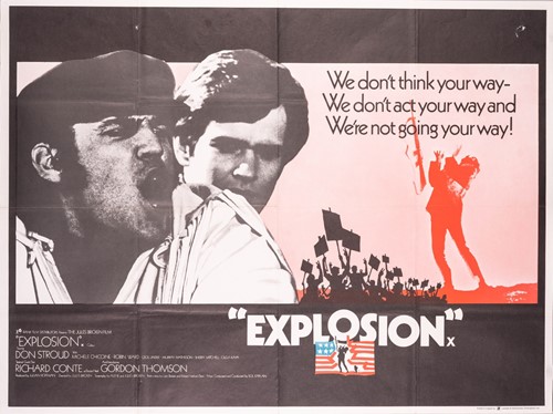 Lot 233 - Six quad film posters comprising, 'Sylvester...