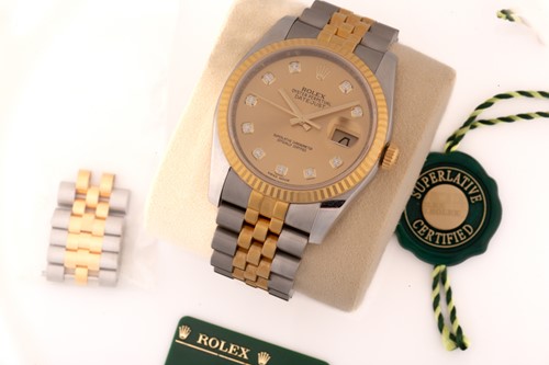 Lot 295 - A Rolex Datejust 116233, featuring a...