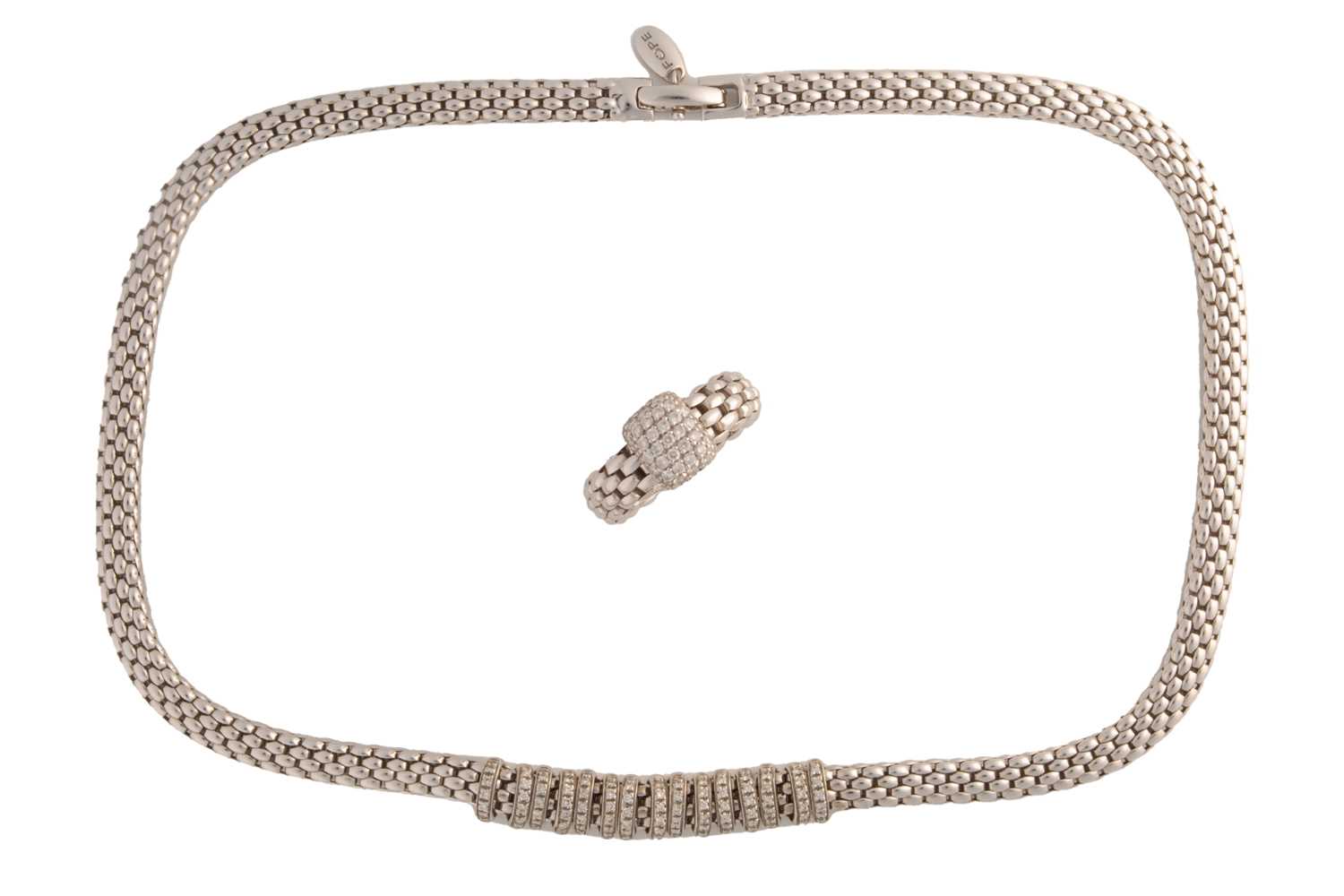 Lot 246 - FOPE - A Flex'it 'Panorama' necklace together...
