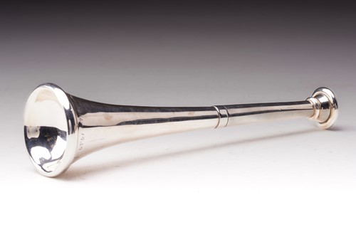Lot 522 - A 1930s silver novelty table lighter, Chester...