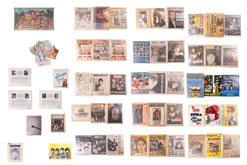Lot 222 - The Beatles: a large collection of various...