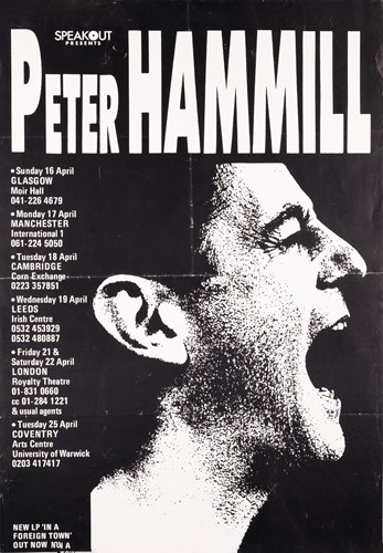 Lot 199 - Peter Hammill: eight original concert posters...