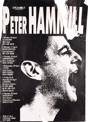 Lot 199 - Peter Hammill: eight original concert posters...