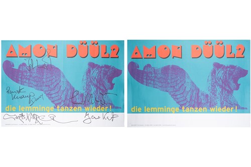 Lot 192 - Amon Duul: two original quad concert posters...