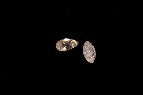 Lot 11 - Two Loose diamonds Total weight of diamonds...