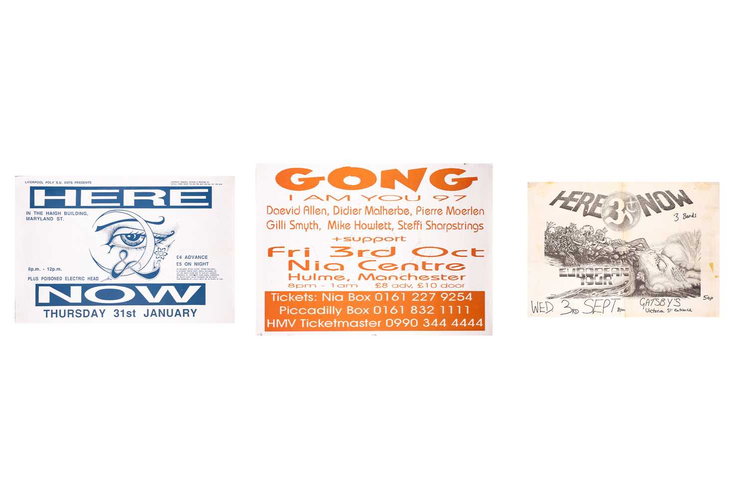 Lot 227 - Gong: twelve original concert posters...