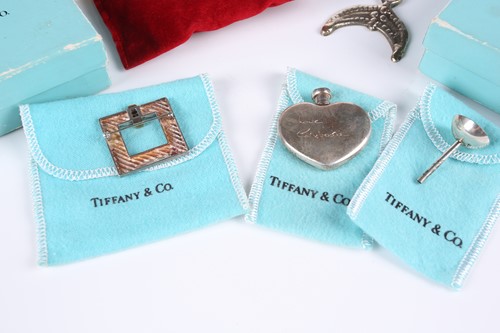 Lot 108 - A Tiffany & Co. geometrical brooch and...