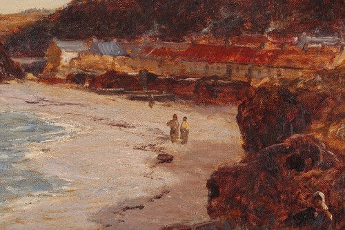 Lot 90 - Colin Hunter (1841-1904), The Coast of Devon,...