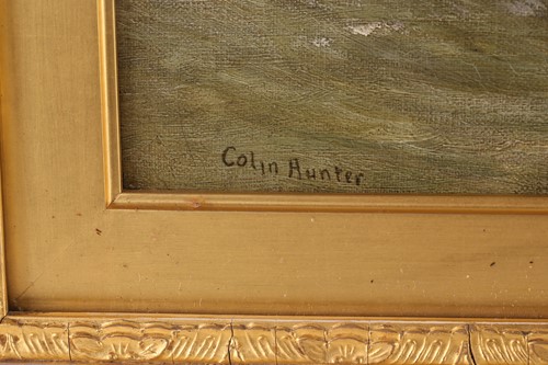 Lot 92 - Colin Hunter (1841-1904), 'On the Coast of...