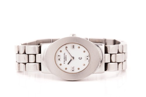 Lot 415 - A Charriol Ladys Azuro lady's wristwatch,...