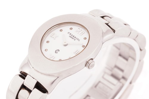 Lot 415 - A Charriol Ladys Azuro lady's wristwatch,...
