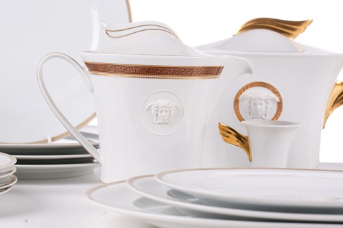 Lot 293 - A suite of Rosenthal Versace dinner service...
