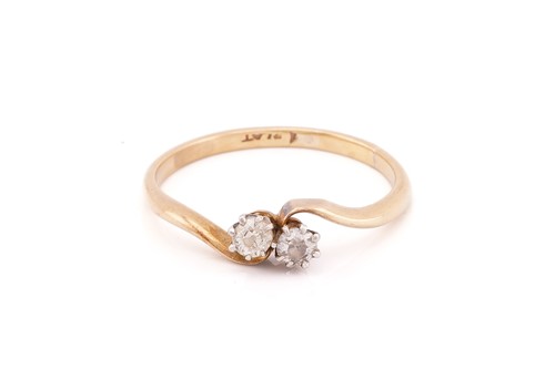 Lot 38 - A four stone rose cut diamond cluster ring; a...