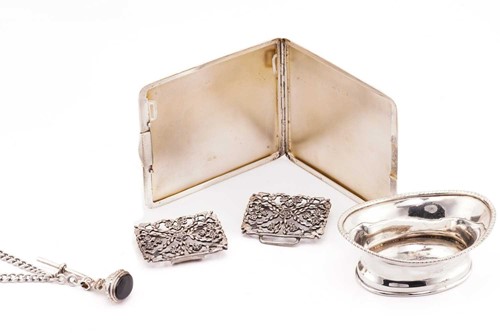 Lot 518 - A mixed collection of silver and plate...