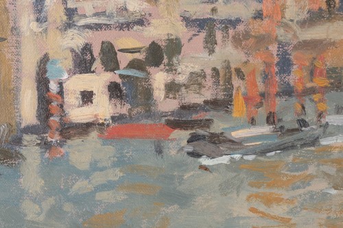 Lot 84 - Ken Howard (1932-2022), 'Grand Canal, Venice',...