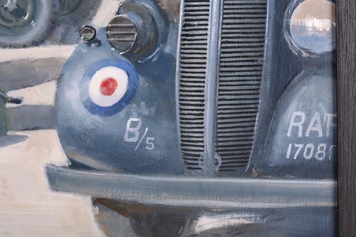 Lot 79 - Tony Cowland (contemporary), 'Mustang', oil on...