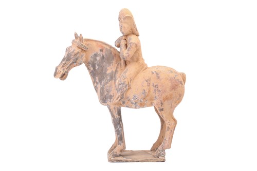 Lot 265 - A Chinese Tang style equestrian Minqi,...