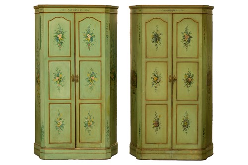 Lot 200 - A matched pair of large Italianate...