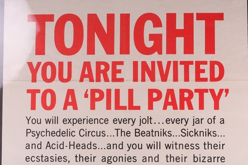 Lot 417 - A framed and perspex glazed original quad film...