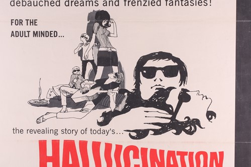 Lot 417 - A framed and perspex glazed original quad film...