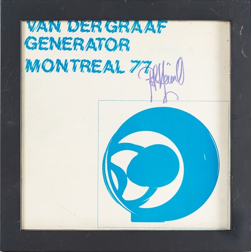 Lot 212 - Van Der Graaf Generator: three framed and...