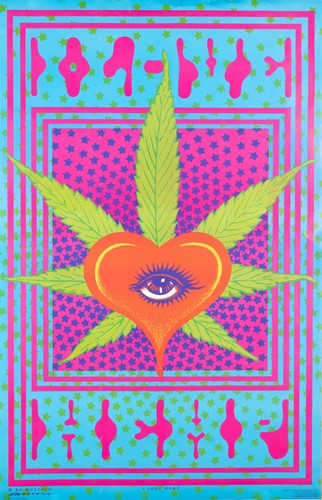 Lot 198 - Seventeen original psychedelic art posters...