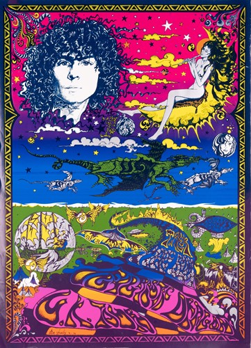 Lot 198 - Seventeen original psychedelic art posters...