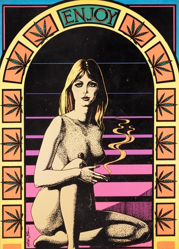 Lot 198 - Seventeen original psychedelic art posters...