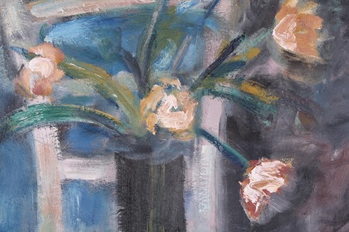 Lot 440 - Yankel Feather (1920 - 2009), Flowers on a...