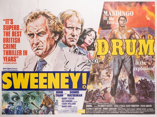 Lot 191 - Sweeney: two original quad film posters, one a...