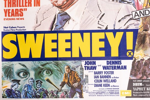 Lot 191 - Sweeney: two original quad film posters, one a...