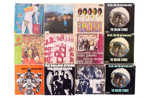 Lot 188 - The Rolling Stones: fifteen original vinyl LPs...