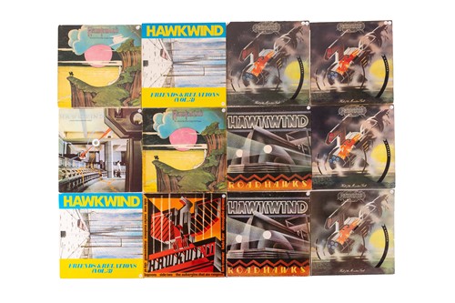 Lot 6 - Hawkwind: sixteen original vinyl LPs...