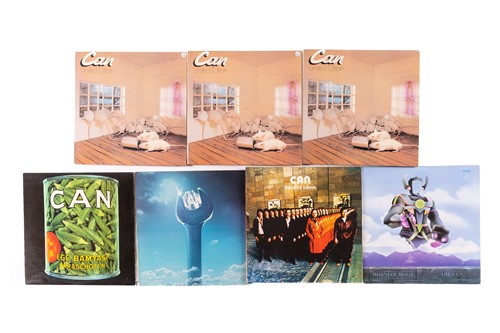 Lot 8 - Can: seven original vinyl LPs comprising a UK...