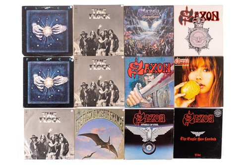 Lot 10 - Eighteen original Rock vinyl LPs comprising...