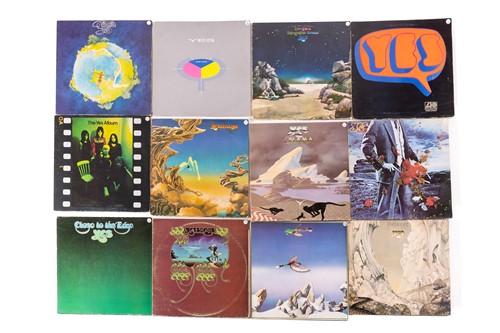 Lot 19 - Yes: fourteen original vinyl LPs comprising...