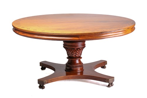 Lot 179 - An Anglo-Indonesian centre table, the circular...