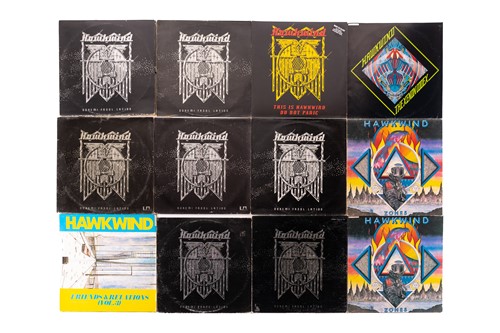 Lot 21 - Hawkwind: fourteen original vinyl LPs...