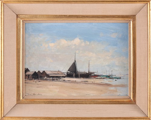 Lot 436 - Ian Houston (1934-2021), 'Felixstowe at Low...