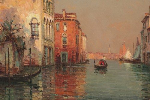 Lot 54 - Antoine Bouvard (1875-1957) French, Venice...