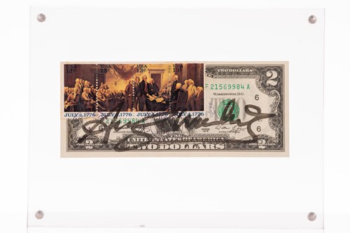 Lot 638 - Andy Warhol (1928-1987), a Two Dollar bill,...