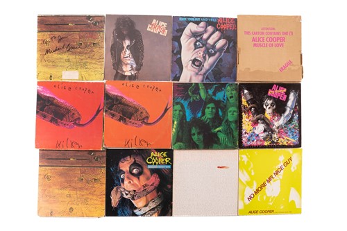 Lot 57 - Alice Cooper: twenty-three original vinyl LPs...