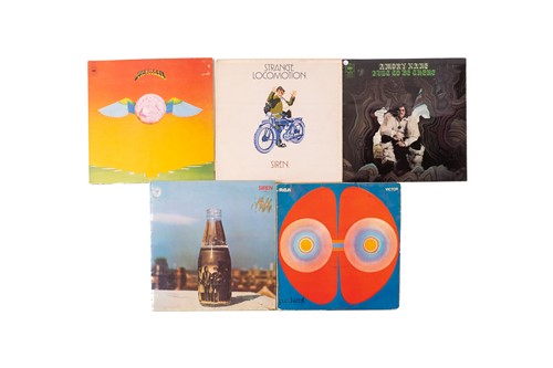 Lot 62 - Five rare Prog vinyl LPs comprising "Amory...