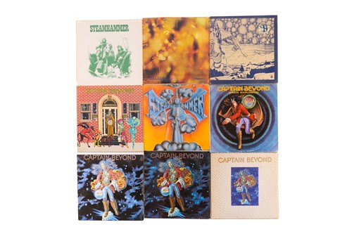 Lot 64 - Nine original Prog vinyl LPs comprising three...