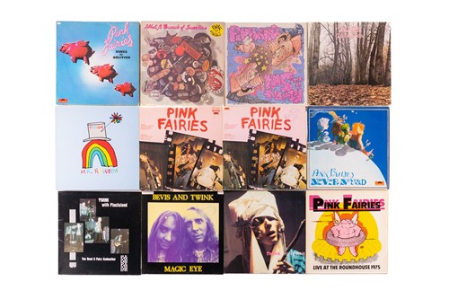 Lot 65 - Twelve original Prog vinyl LPs comprising...